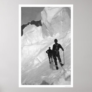 Poster O Monte McKinley de escalada Alaska 1906