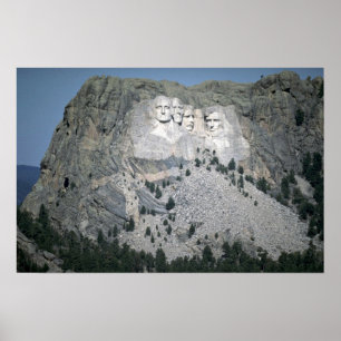 Pôster O Monte Rushmore, Black Hills, South Dakota, EUA