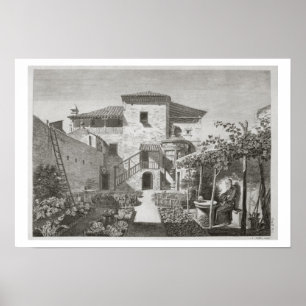 Poster O monumento de Lysicrates no jardim do Ca