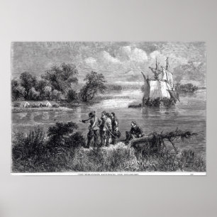 Pôster O Moravians que ascensão o Delaware