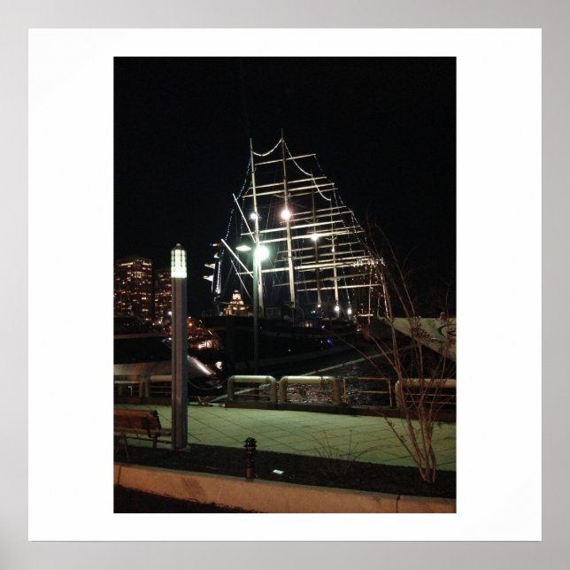 Poster O Moshulu no Desembarque de Penn em Filadélfia (Frente)