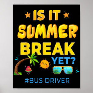 Poster O Motorista Está No Verão Ainda No Dia Passado Da