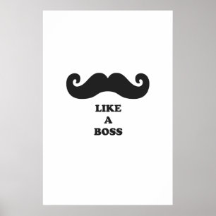 Poster O Moustache gosta de um chefe