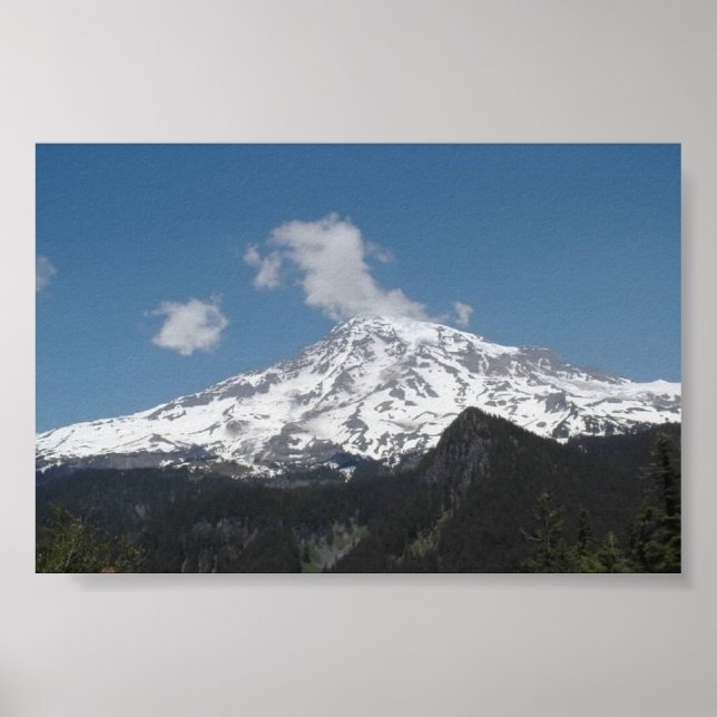 POSTER O MT MAJESTA. RAINIER (Frente)