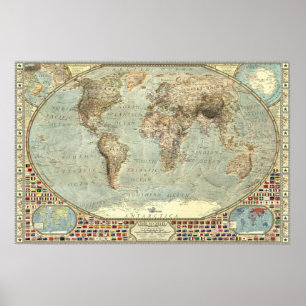 Pôster O mundo - 1938