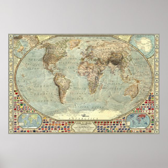 Pôster O Mundo - 1938 (Frente)