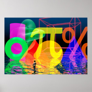 Pôster O Mundo da Matemática