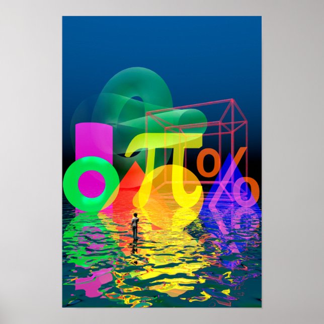 Pôster O Mundo da Matemática (Frente)