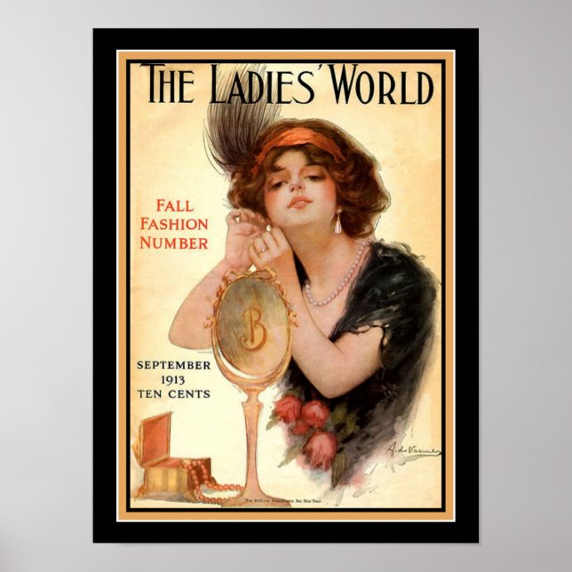 Poster "O Mundo das Mulheres" 1913 (Frente)