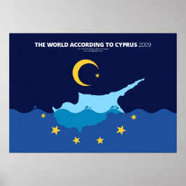 Pôster O mundo de acordo com Chipre