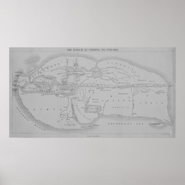 Poster O mundo de acordo com Strabo (Frente)