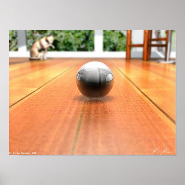 Pôster O mundo de um mármore - cor (Frente)