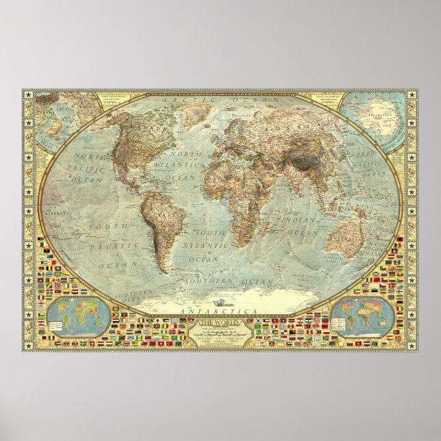 Poster O Mundo - Decorativo (Frente)