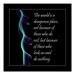 Pôster O mundo é um lugar perigoso