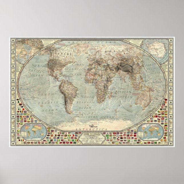 Pôster O Mundo - Idade do Gelo (Frente)