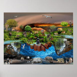 Poster O mundo inteiro em nossas mãos