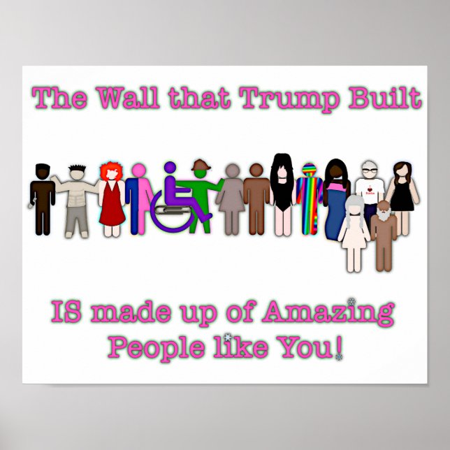 Poster O Muro que Trump Construiu (Frente)