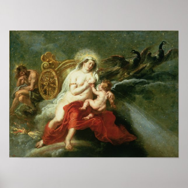 Pôster O Nascimento da Via Látea, 1668 (Frente)