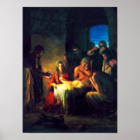 O Nascimento de Jesus por Carl Bloch