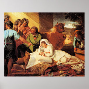 Poster O Nascimento de Jesus por John Singleton Copley