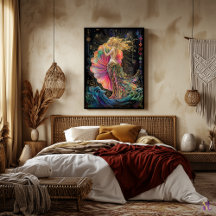 O Nascimento de Vênus Art Nouveau Fantasy