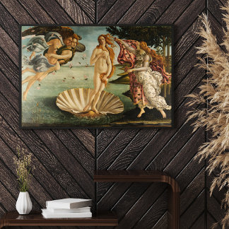 Poster O Nascimento de Vênus de Sandro Botticelli (1485-1