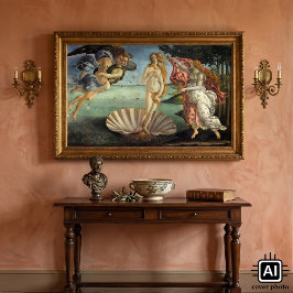 Pôster O Nascimento de Vênus por Sandro Botticelli