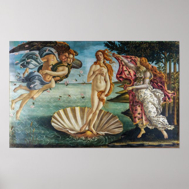 Poster O Nascimento de Vênus | Sandro Botticelli | (Frente)