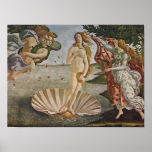 Poster O Nascimento de Vênus Sandro Botticelli