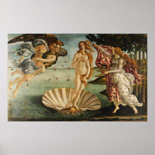 Poster O Nascimento de Vênus - Sandro Botticelli