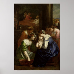Poster O nascimento do Virgin, c.1620
