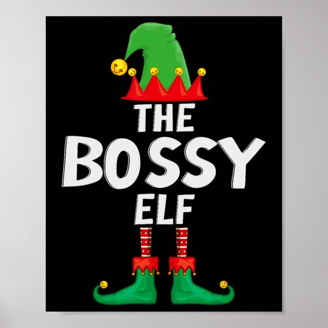 Poster O Natal da Família Bóssy Elf Matching (Frente)