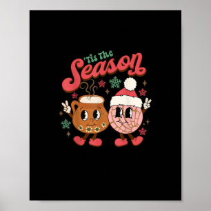 Poster O Natal É a Temporada Mexicana Concha Pan Dulce
