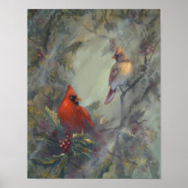 Poster "O Natal Está Chegando" Cardinals
