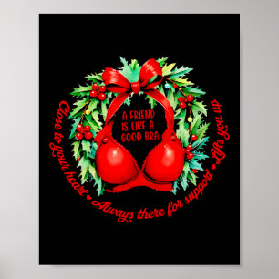 Poster O Natal S Seio Um amigo é como um bom sutiã