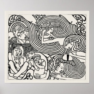 Poster O naufrágio de Jan Toorop