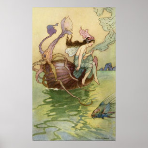 Poster O Nautilus é o meu barco por Warwick Goble