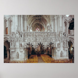 Poster O Nave e o interior de Eglise