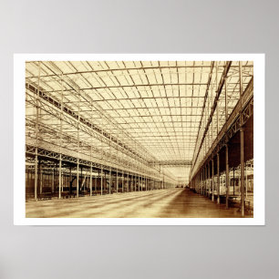 Pôster O Nave no palácio de cristal, Hyde Park, em març