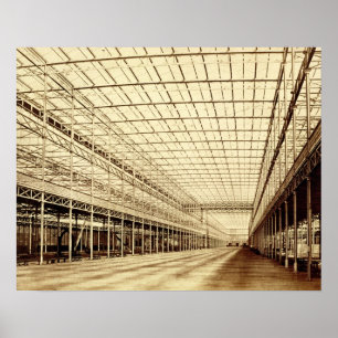 Pôster O Nave no palácio de cristal, Hyde Park, em març