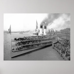 Pôster O Navio a vapor Tashmoo