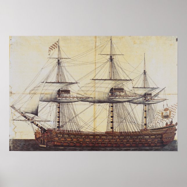 Pôster O navio "La Ville de Paris" (Frente)