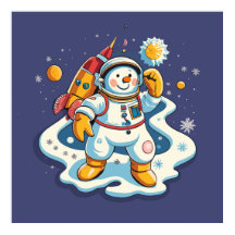 O Neve é astronauta no Natal