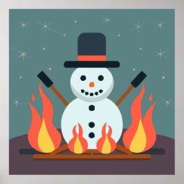 Poster O Neve no acampamento