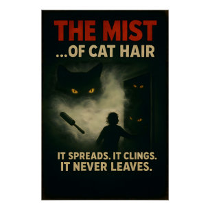 Pôster O Nevoeiro do Terror do Cabelo de Gato Paródia
