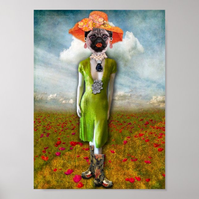 Poster O nome dela é Diva Pug e ela tem classe (Frente)