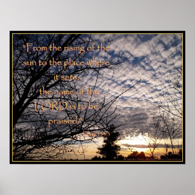 Poster O Nome Do Senhor (Frente)