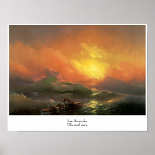 Pôster O nono waterscape do seascape de Ivan Aivasovsky