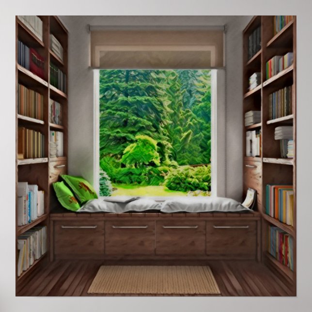 Poster O Nook de Leitura (Frente)