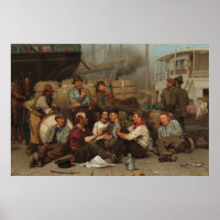 O Noon do Longshoremen de John George Brown